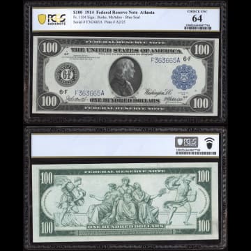 1914 $100 FRN Composite Image