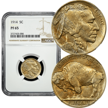 1914 Buffalo Nickel (5c) Composite Image
