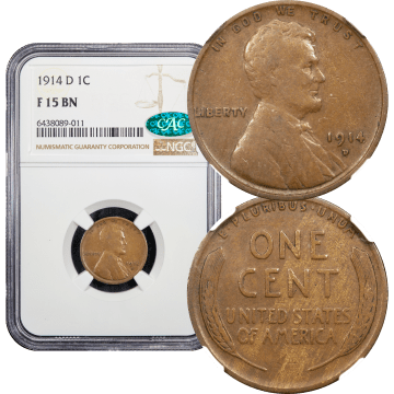 1914-D Lincoln Cent (1c) Composite Image