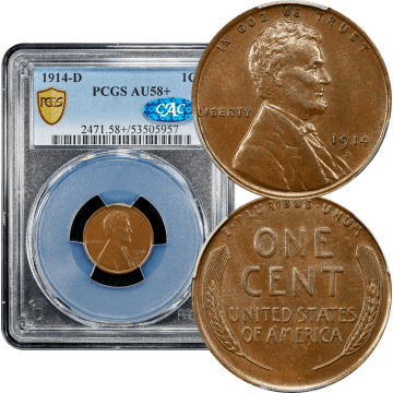 1914-D Lincoln Cent (1c) Composite Image
