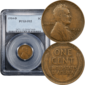 1914-D Lincoln Cent (1c) Composite Image