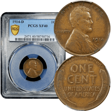 1914-D Lincoln Cent (1c) Composite Image