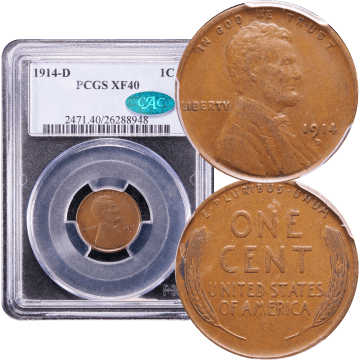 1914-D Lincoln Cent (1c) Composite Image