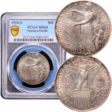 1915-S Panama-Pacific Commem Half Dollar (50c) Composite Image