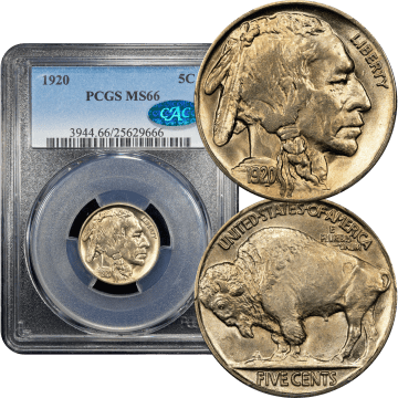 1920 Buffalo Nickel (5c) Composite Image