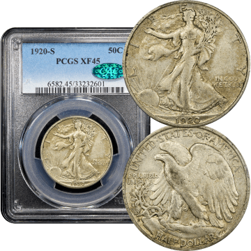 1920-S Walking Liberty Half Dollar (50c) Composite Image