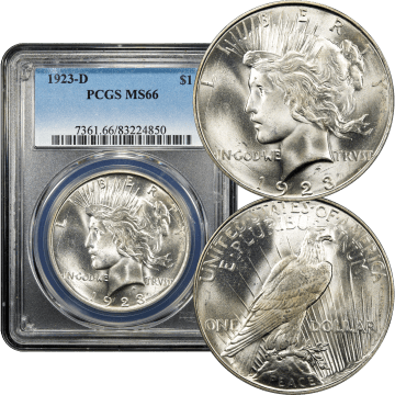 1923-D Peace Dollar ($1) Composite Image