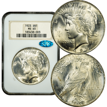 1923 Peace Dollar ($1) Composite Image