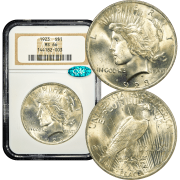 1923 Peace Dollar ($1) Composite Image