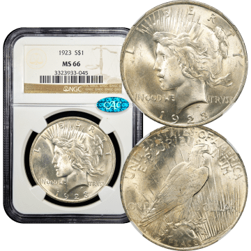 1923 Peace Dollar ($1) Composite Image