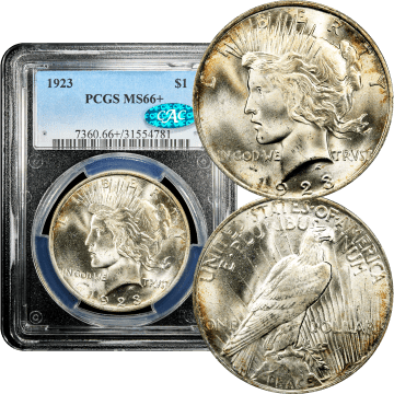 1923 Peace Dollar ($1) Composite Image