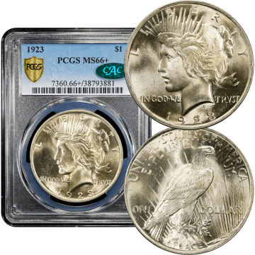1923 Peace Dollar ($1) Composite Image