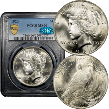 1923 Peace Dollar ($1) Composite Image