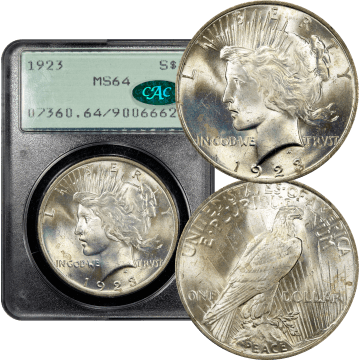 1923 Peace Dollar ($1) Rattler Composite Image