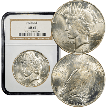 1923-S Peace Dollar ($1) Composite Image