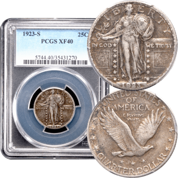 1923-S Standing Liberty Quarter (25c) Composite Image