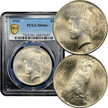 1924 Peace Dollar ($1) Composite Image