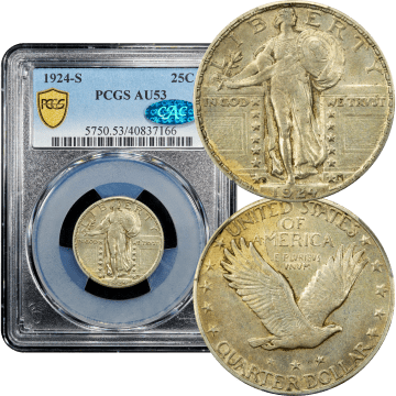 1924-S Standing Liberty Quarter (25c) Composite Image