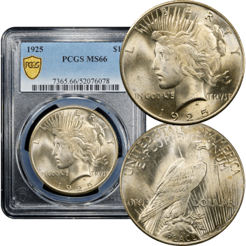 1925 Peace Dollar ($1) Composite Image