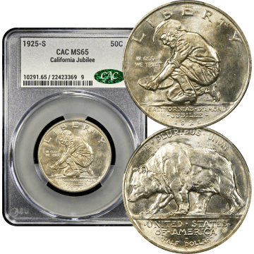 1925-S California Commemorative Half Dollar (50c) Composite Image
