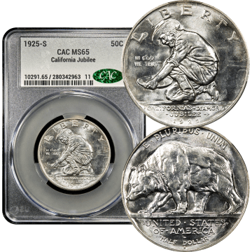 1925-S California Commemorative Half Dollar (50c) Composite Image