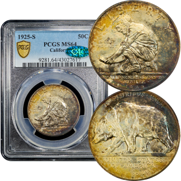 1925-S California Commemorative Half Dollar (50c) Composite Image