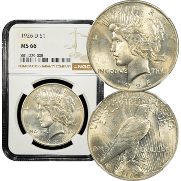 1926-D Peace Dollar ($1) Composite Image