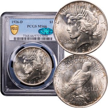 1926-D Peace Dollar ($1) Composite Image