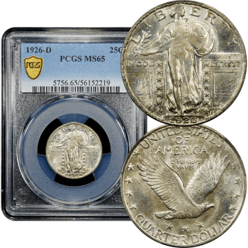 1926-D Standing Liberty Quarter (25c) Composite Image