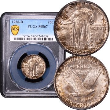 1926-D Standing Liberty Quarter (25c) Composite Image