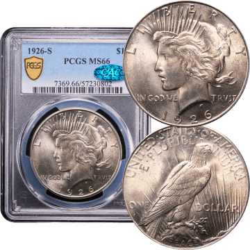1926-S Peace Dollar ($1) Composite Image
