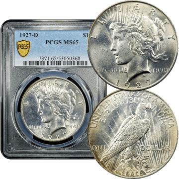 1927-D Peace Dollar ($1) Composite Image