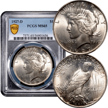 1927-D Peace Dollar ($1) Composite Image