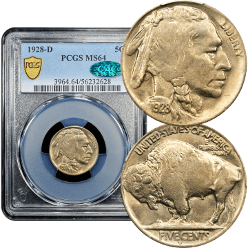 1928-D Buffalo Nickel (5c) Composite Image
