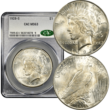 1928-S Peace Dollar ($1) Composite Image