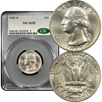 1932-D Washington Quarter (25c) Composite Image