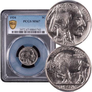 1934 Buffalo Nickel (5c) Composite Image
