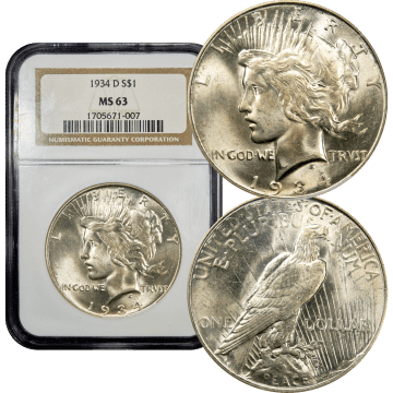 1934-D Peace Dollar ($1) Composite Image