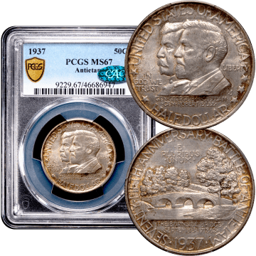 1937 Antietam Commemorative Half Dollar (50c) Composite Image