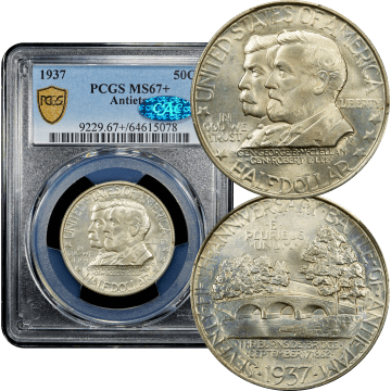 1937 Antietam Commemorative Half Dollar (50c) Composite Image