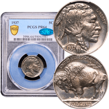 1937 Buffalo Nickel (5c) Composite Image