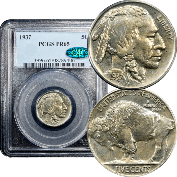 1937 Buffalo Nickel (5c) Composite Image