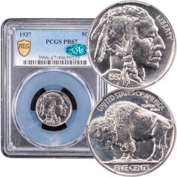 1937 Buffalo Nickel (5c) Composite Image