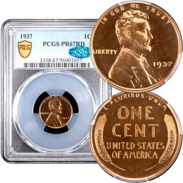 1937 Lincoln Cent (1c) Composite Image