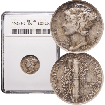 1942/1-D Mercury Dime (10c) Composite Image