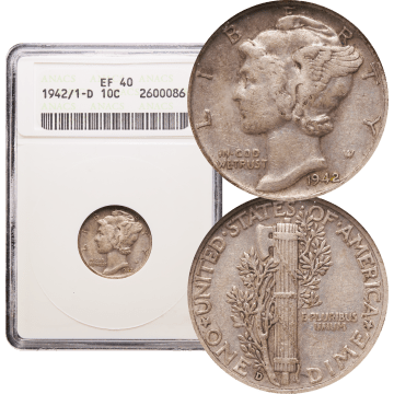 1942/1-D Mercury Dime (10c) Composite Image