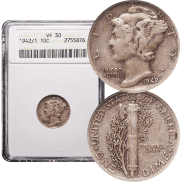 1942/1 Mercury Dime (10c) Composite Image