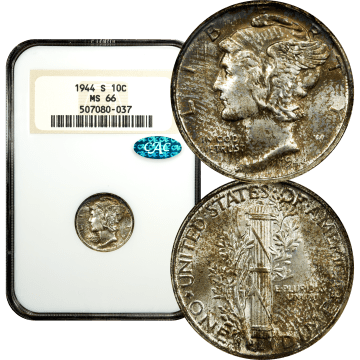 1944-S Mercury Dime (10c) Composite Image