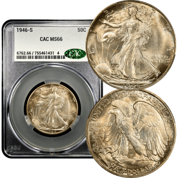 1946-S Walking Liberty Half Dollar (50c) Composite Image