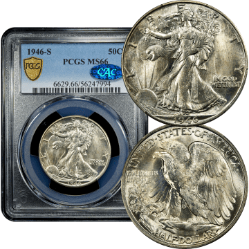 1946-S Walking Liberty Half Dollar (50c) Composite Image